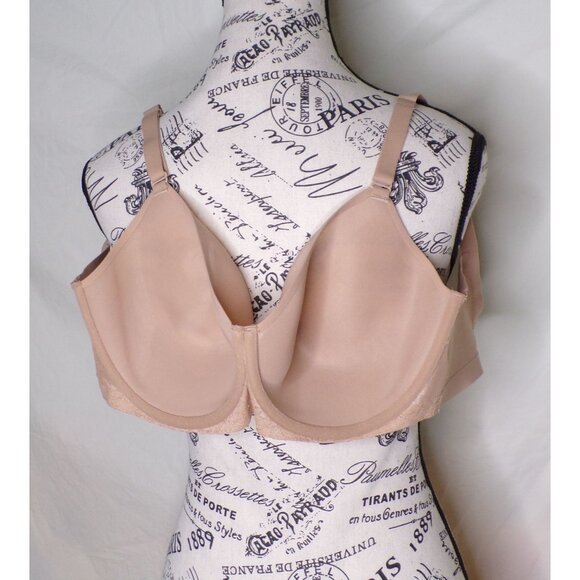 🆕NATORI Harmony Smooth Back Spacer Underwire T-Shirt Bra Beige 34DDD #721347 - Picture 8 of 8